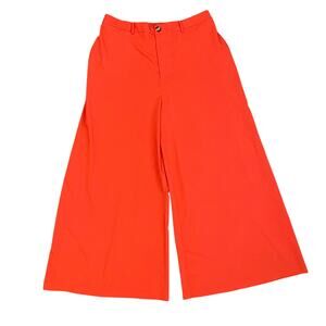 LUUKSE Wide Leg Pants 2XL Orange High Rise Lightweight Flowy